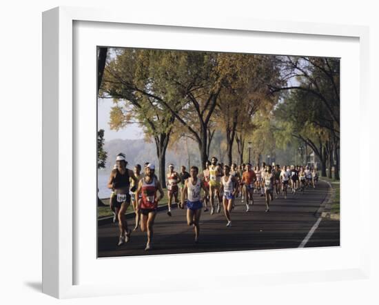 Marathon Race Minneapolis Minnesota, USA-null-Framed Photographic Print