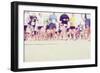 Marathon Runners at the Starting Line-soupstock-Framed Photographic Print