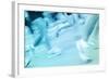 Marathon Runners (Motion Blur)-soupstock-Framed Photographic Print