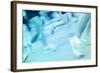 Marathon Runners (Motion Blur)-soupstock-Framed Photographic Print