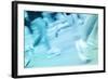 Marathon Runners (Motion Blur)-soupstock-Framed Photographic Print