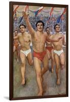 Marathon Runners-J Koci-Framed Art Print