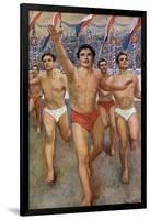 Marathon Runners-J Koci-Framed Art Print