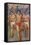 Marathon Runners-J Koci-Framed Stretched Canvas