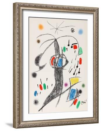 Maravillas con Variaciones Acrosticas en El Jardin de Miro (Number 21)-Joan Miro-Framed Premium Edition