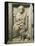 Marble Altar Depicting the Goddess Allat with a Lion-null-Stretched Canvas