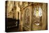 Marble and Wrought Iron Paneling-null-Stretched Canvas