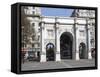 Marble Arch and Oxford Street, London, England, United Kingdom, Europe-Ethel Davies-Framed Stretched Canvas