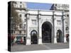 Marble Arch and Oxford Street, London, England, United Kingdom, Europe-Ethel Davies-Stretched Canvas