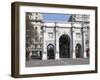 Marble Arch and Oxford Street, London, England, United Kingdom, Europe-Ethel Davies-Framed Photographic Print