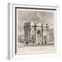 Marble Arch Complete with Sentries, Outside Buckingham Palace-null-Framed Art Print