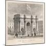 Marble Arch Complete with Sentries, Outside Buckingham Palace-null-Mounted Art Print