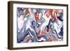 Marble Background Texture. Abstract Painting-Husjak-Framed Premium Giclee Print