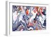 Marble Background Texture. Abstract Painting-Husjak-Framed Premium Giclee Print