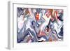 Marble Background Texture. Abstract Painting-Husjak-Framed Art Print
