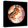 Marble Ball Watercolor Sphere-Swedish Marble-Stretched Canvas