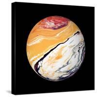 Marble Ball Watercolor Sphere-Swedish Marble-Stretched Canvas