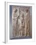 Marble Bas-Relief Depicting Triad of Eleusinian Mysteries with Persephone-null-Framed Giclee Print