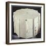 Marble Base from an Anemometer Engraved with the Cardinal Points-null-Framed Giclee Print
