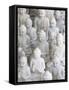 Marble Buddha Images at a Stone Carver's in Amarapura-Lee Frost-Framed Stretched Canvas