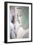 Marble Buddha Images Waiting to Be Finished at a Stone Carver's in Amarapura-Lee Frost-Framed Photographic Print