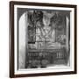 Marble Buddha in a Pagoda, Mandalay, Burma, 1908-null-Framed Photographic Print