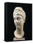 Marble Bust of Faustina Maior, Wife of Emperor Antoninus Pius-null-Framed Stretched Canvas