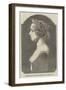 Marble Bust of Her Majesty-null-Framed Giclee Print