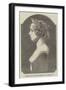 Marble Bust of Her Majesty-null-Framed Giclee Print