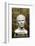 Marble Bust of Julius Caesar from the Rhone River-null-Framed Photographic Print