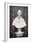 Marble Bust of Pope Alexander VII Chigi-Giuseppe Mengoni-Framed Giclee Print