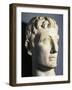 Marble Bust of Roman Emperor Augustus Gaius Julius Caesar Octavianus, AD 40-60, from Athribis-null-Framed Giclee Print