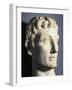 Marble Bust of Roman Emperor Augustus Gaius Julius Caesar Octavianus, AD 40-60, from Athribis-null-Framed Giclee Print