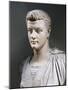 Marble Bust of Roman Emperor Gaius Julius Caesar Augustus Germanicus-null-Mounted Giclee Print