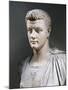 Marble Bust of Roman Emperor Gaius Julius Caesar Augustus Germanicus-null-Mounted Giclee Print