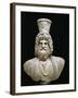 Marble Bust of Serapis, God of Underworld, with Kalathos on His Head, from Alexandria, Serapeum-null-Framed Giclee Print