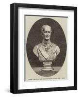 Marble Bust of the Late Field Marshal Lord Seaton-null-Framed Giclee Print