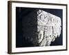 Marble Capital, Collegiate Church of St Mary, Visso, Marche, Italy-null-Framed Giclee Print