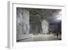 Marble Cave of Fantiscritti, Carrara, Tuscany, Italy, Europe-Hans-Peter Merten-Framed Photographic Print