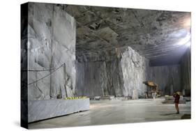 Marble Cave of Fantiscritti, Carrara, Tuscany, Italy, Europe-Hans-Peter Merten-Stretched Canvas