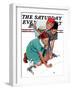 "Marble Champion" or "Marbles Champ" Saturday Evening Post Cover, September 2,1939-Norman Rockwell-Framed Giclee Print