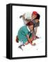 "Marble Champion" or "Marbles Champ", September 2,1939-Norman Rockwell-Framed Stretched Canvas