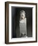 Marble Cippus with Head of Hermes, Copy after Original by Alkamenes of 5th Century B.C.-null-Framed Giclee Print