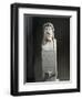 Marble Cippus with Head of Hermes, Copy after Original by Alkamenes of 5th Century B.C.-null-Framed Giclee Print