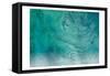 Marble Coastal-Jace Grey-Framed Stretched Canvas