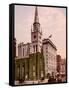 Marble Collegiate Church and Holland House, New York-null-Framed Stretched Canvas