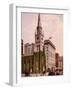 Marble Collegiate Church and Holland House, New York-null-Framed Photo