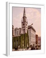 Marble Collegiate Church and Holland House, New York-null-Framed Photo