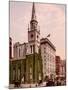 Marble Collegiate Church and Holland House, New York-null-Mounted Photo