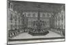 Marble Court, Palace of Versailles, 1676-Israel Silvestre-Mounted Giclee Print